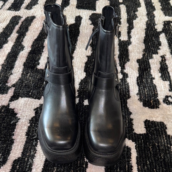 Black Combat Boots - Picture 3 of 8